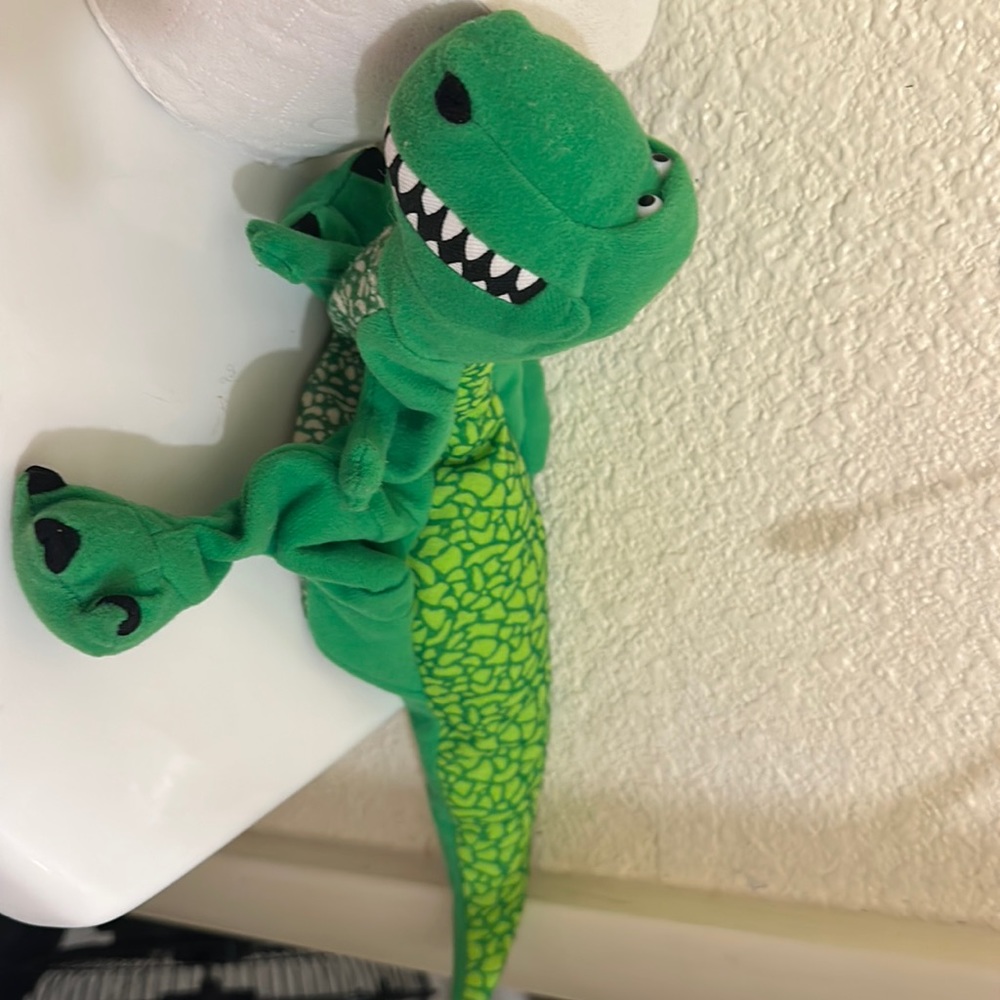 Toy Story Vintage Hand Puppet Burger King Pals Rex the dinosaur